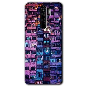 Xiaomi Redmi Note 8 Pro Şehir Görünümü Baskılı Uyumlu Silikon Kılıf