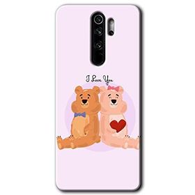 Xiaomi Redmi Note 8 Pro Sevgili Ayıcık Baskılı Uyumlu Silikon Kılıf