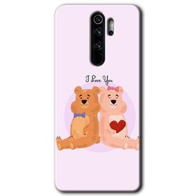 Xiaomi Redmi Note 8 Pro Sevgili Ayıcık Baskılı Uyumlu Silikon Kılıf
