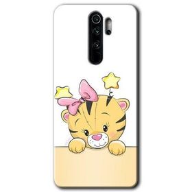 Xiaomi Redmi Note 8 Pro Sevimli Kedi Baskılı Uyumlu Silikon Kılıf