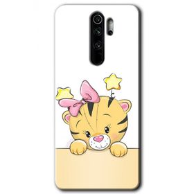 Xiaomi Redmi Note 8 Pro Sevimli Kedi Baskılı Uyumlu Silikon Kılıf