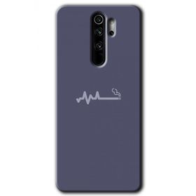 Xiaomi Redmi Note 8 Pro Sigara Zararlıdır Baskılı Uyumlu Silikon Kılıf
