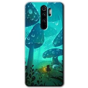 Xiaomi Redmi Note 8 Pro Silhoutte Dropss Baskılı Uyumlu Silikon Kılıf