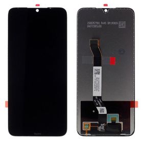 Xiaomi Redmi Note 8 Pro Siyah Lcd Ekran Dokunmatik Çıtasız