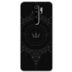 Xiaomi Redmi Note 8 Pro Siyah Mandala 1 Baskılı Uyumlu Silikon Kılıf