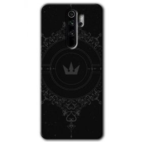 Xiaomi Redmi Note 8 Pro Siyah Mandala 1 Baskılı Uyumlu Silikon Kılıf