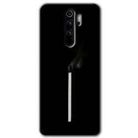 Xiaomi Redmi Note 8 Pro Sönmüş Kibrit Baskılı Uyumlu Silikon Kılıf