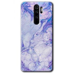 Xiaomi Redmi Note 8 Pro Spots Lilac Baskılı Uyumlu Silikon Kılıf
