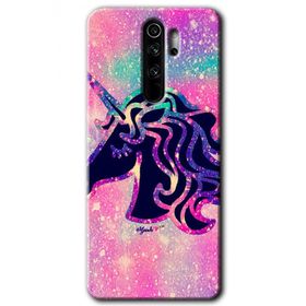Xiaomi Redmi Note 8 Pro Unicorn Kristal Baskılı Uyumlu Silikon Kılıf