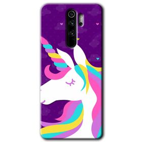 Xiaomi Redmi Note 8 Pro Unicorn Sleep Baskılı Uyumlu Silikon Kılıf