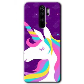 Xiaomi Redmi Note 8 Pro Unicorn Sleep Baskılı Uyumlu Silikon Kılıf