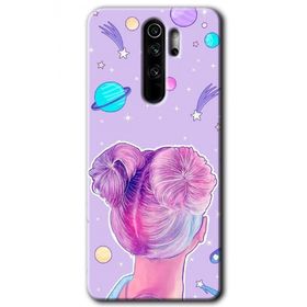 Xiaomi Redmi Note 8 Pro Uzaylı Kız Baskılı Uyumlu Silikon Kılıf