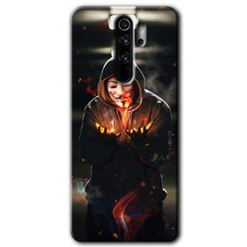 Xiaomi Redmi Note 8 Pro V for Fire Baskılı Uyumlu Silikon Kılıf