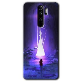 Xiaomi Redmi Note 8 Pro Wanderer Silhouette Baskılı Uyumlu Silikon Kılıf