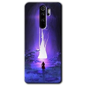 Xiaomi Redmi Note 8 Pro Wanderer Silhouette Baskılı Uyumlu Silikon Kılıf