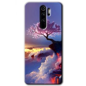 Xiaomi Redmi Note 8 Pro Wash Red Wall Baskılı Uyumlu Silikon Kılıf