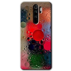 Xiaomi Redmi Note 8 Pro Wet Bubbles Baskılı Uyumlu Silikon Kılıf