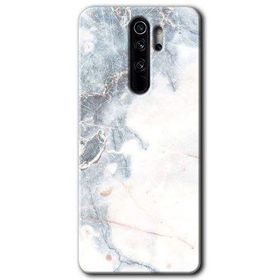 Xiaomi Redmi Note 8 Pro White Marble Baskılı Uyumlu Silikon Kılıf