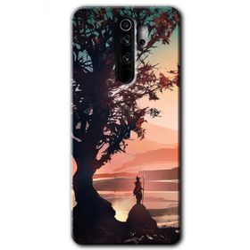 Xiaomi Redmi Note 8 Pro Yalnız Savaşcı Baskılı Uyumlu Silikon Kılıf