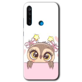 Xiaomi Redmi Note 8 Sevimli Baykuş Baskılı Uyumlu Silikon Kılıf