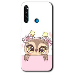 Xiaomi Redmi Note 8 Sevimli Baykuş Baskılı Uyumlu Silikon Kılıf
