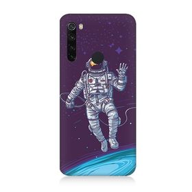 Xiaomi Redmi Note 8 Uyumlu Astronot Baskılı Silikon Kılıf