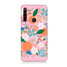 Xiaomi Redmi Note 8 Uyumlu Portakal Çiçeği Baskılı Silikon Kılıf