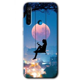 Xiaomi Redmi Note 8 Yalnız Kadın Baskılı Uyumlu Silikon Kılıf