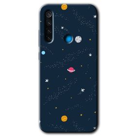 Xiaomi Redmi Note 8 Yarım Mermer Baskılı Uyumlu Silikon Kılıf