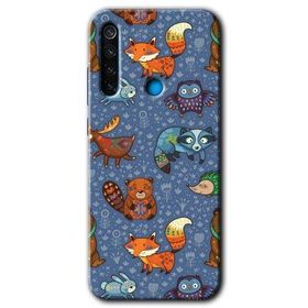 Xiaomi Redmi Note 8T Animals Funny Baskılı Uyumlu Silikon Kılıf