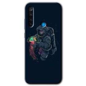 Xiaomi Redmi Note 8T Astronot Kıyafeti Baskılı Uyumlu Silikon Kılıf