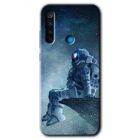 Xiaomi Redmi Note 8T Astronot Yalnızlığı Baskılı Uyumlu Silikon Kılıf