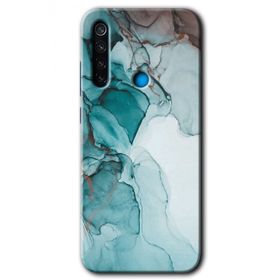 Xiaomi Redmi Note 8T Buzul Mermer Baskılı Uyumlu Silikon Kılıf