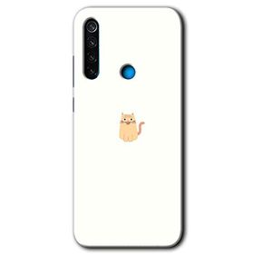 Xiaomi Redmi Note 8T Cat Minimalism Baskılı Uyumlu Silikon Kılıf
