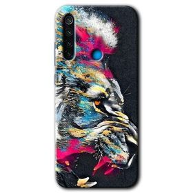 Xiaomi Redmi Note 8T Colorfull Aslan Baskılı Uyumlu Silikon Kılıf
