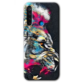 Xiaomi Redmi Note 8T Colorfull Aslan Baskılı Uyumlu Silikon Kılıf