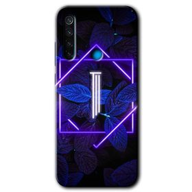 Xiaomi Redmi Note 8T Dark Neon Yaprak J Harfi Baskılı Uyumlu Silikon Kılıf