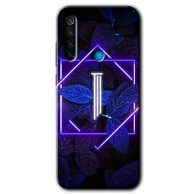 Xiaomi Redmi Note 8T Dark Neon Yaprak J Harfi Baskılı Uyumlu Silikon Kılıf