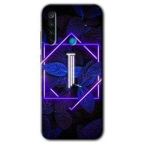 Xiaomi Redmi Note 8T Dark Neon Yaprak J Harfi Baskılı Uyumlu Silikon Kılıf