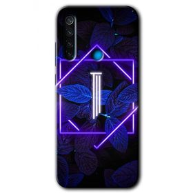 Xiaomi Redmi Note 8T Dark Neon Yaprak J Harfi Baskılı Uyumlu Silikon Kılıf