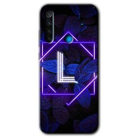 Xiaomi Redmi Note 8T Dark Neon Yaprak M Harfi Baskılı Uyumlu Silikon Kılıf