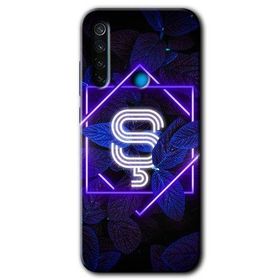 Xiaomi Redmi Note 8T Dark Neon Yaprak T Harfi Baskılı Uyumlu Silikon Kılıf