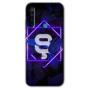 Xiaomi Redmi Note 8T Dark Neon Yaprak T Harfi Baskılı Uyumlu Silikon Kılıf