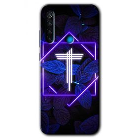 Xiaomi Redmi Note 8T Dark Neon Yaprak Ü Harfi Baskılı Uyumlu Silikon Kılıf
