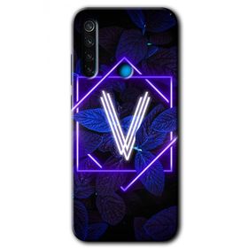 Xiaomi Redmi Note 8T Dark Neon Yaprak Y Harfi Baskılı Uyumlu Silikon Kılıf