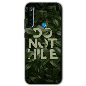 Xiaomi Redmi Note 8T Do Not Hide Baskılı Uyumlu Silikon Kılıf