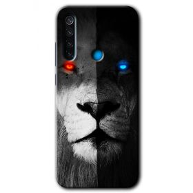Xiaomi Redmi Note 8T Fire and Ice Lion Baskılı Uyumlu Silikon Kılıf