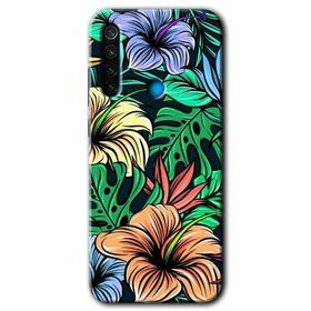 Xiaomi Redmi Note 8T Hibiscus Flowers Baskılı Uyumlu Silikon Kılıf