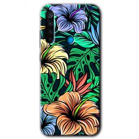 Xiaomi Redmi Note 8T Hibiscus Flowers Baskılı Uyumlu Silikon Kılıf