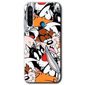 Xiaomi Redmi Note 8T Karakterler Baskılı Uyumlu Silikon Kılıf